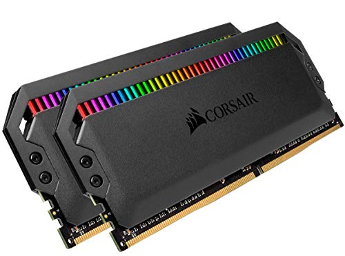 CORSAIR DOMINATOR PLATINUM - MEMORIA RAM (32 GB 2 X 16 GB DDR4 3600 PC4-28800 C18 135 V AMD) COLOR NEGRO