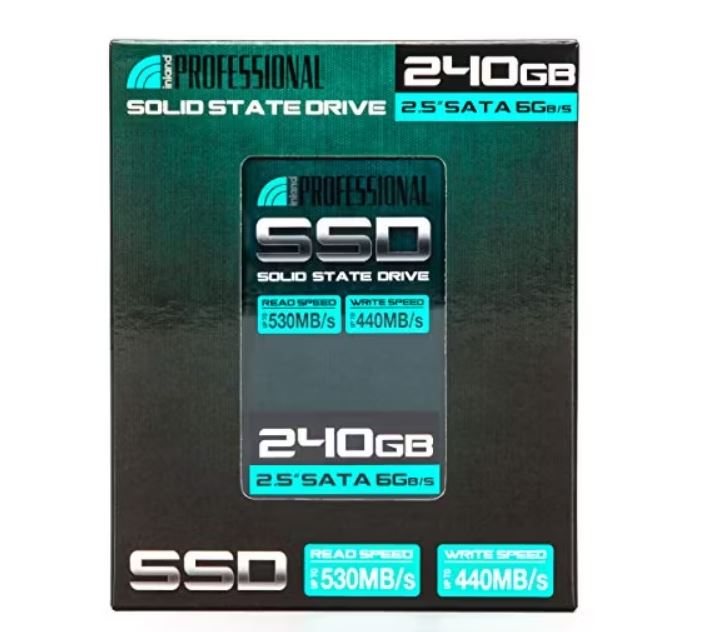 INLAND PROFESSIONAL 120GB SATA III 6GB/S 2.5' INTERNO UNIDAD DE ESTADO SÓLIDO 240 GB