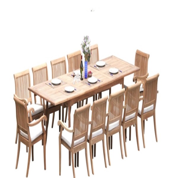 COMEDOR DMUEBLES TRINY 12 SILLONES BLANCO