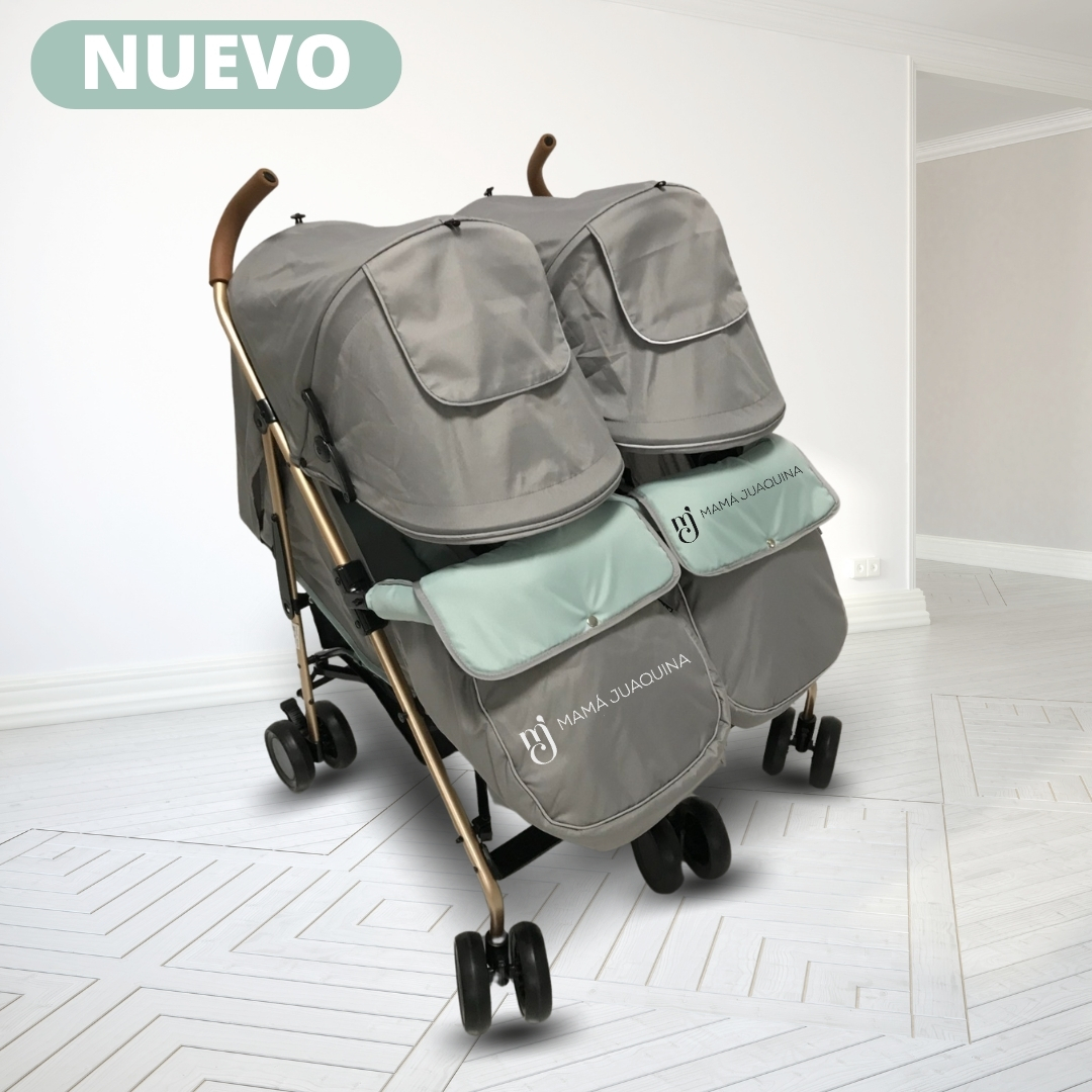 COCHE CUNA BASTÓN MELLICERO «EBABY GOLD» VERDE