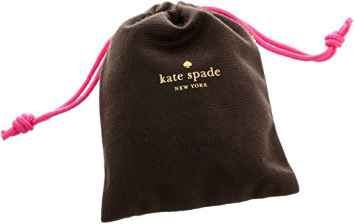 KATE SPADE NEW YORK ARETES TIPO GOTA CON CIERRE CATALÁN PEQUEÑOS CUADRADOS.