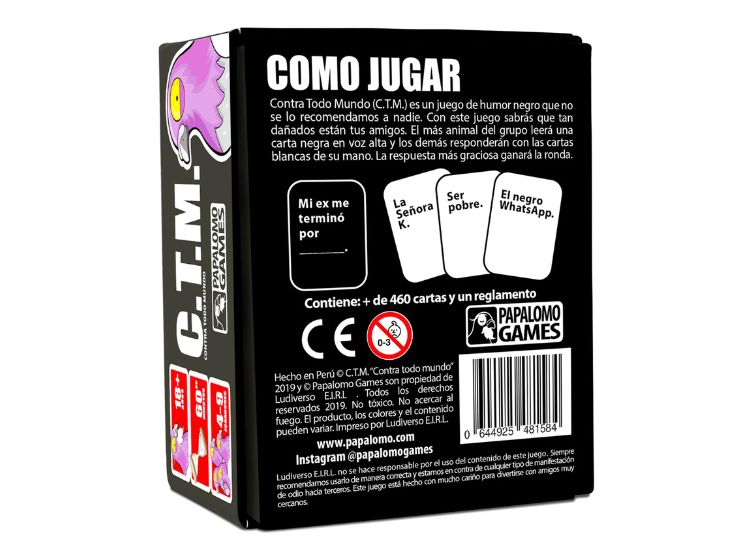 JUEGOS DE MESA CTM CONTRA TODO MUNDO