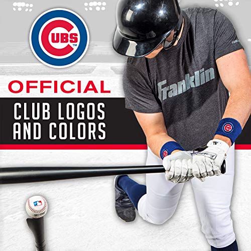 PULSERAS DE BÉISBOL CON LICENCIA DEL EQUIPO MLB FRANKLIN SPORTS MLB - PULSERAS PARA EL SUDOR CON EL LOGOTIPO DEL EQUIPO MLB