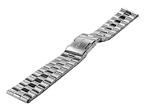 TIMEX IQ+ METROPOLITAN - PULSERA DE ACERO INOXIDABLE PARA HOMBRE (0.787IN)