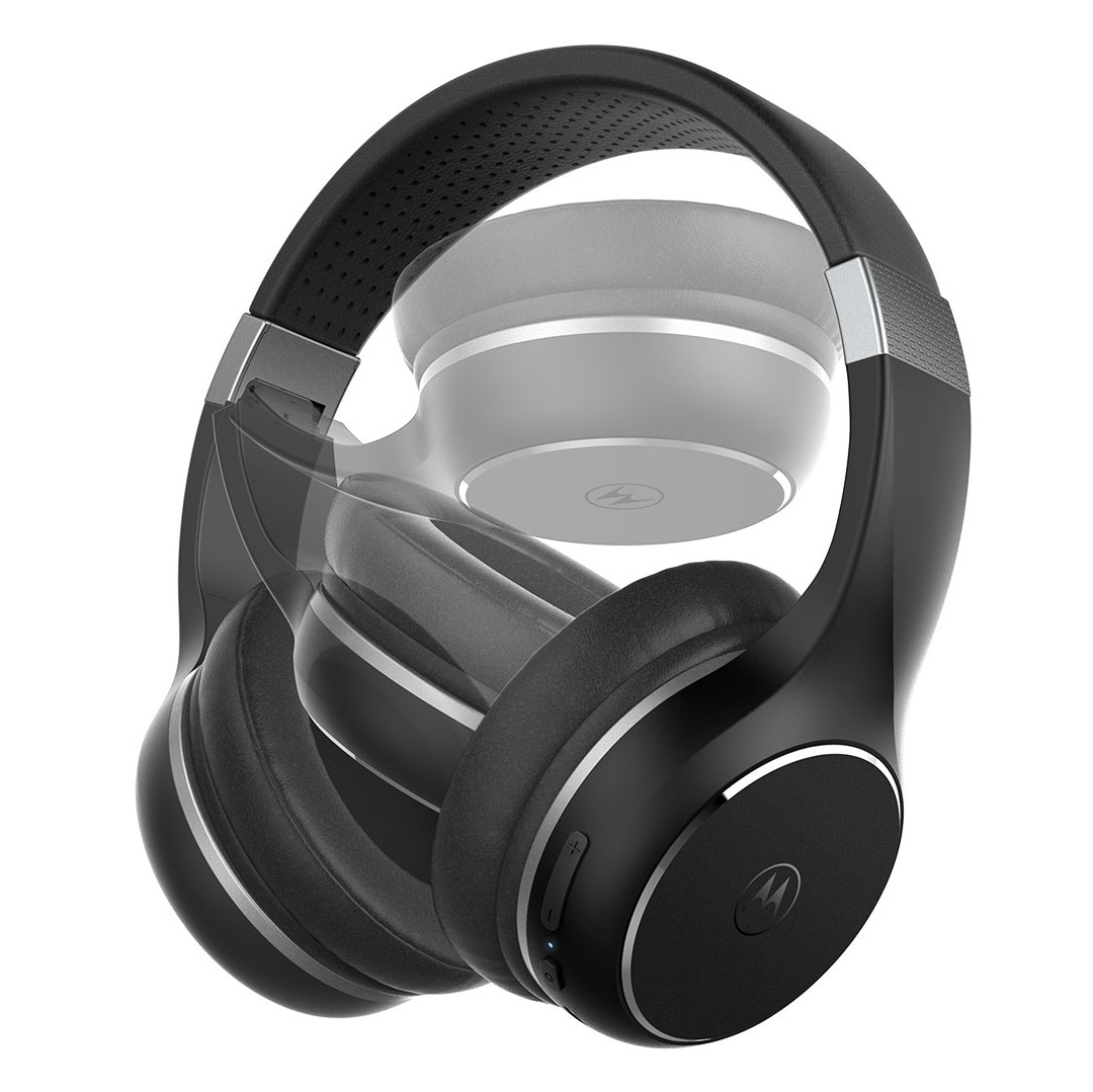 AURICULARES CON CABLE MOTOROLA XT120 CON MICRÓFONO, CONTROL EN LÍNEA PARA LLAMADAS, PLEGABLE C/NEGRO.