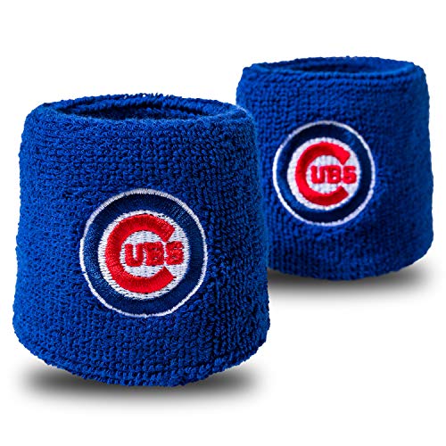 PULSERAS DE BÉISBOL CON LICENCIA DEL EQUIPO MLB FRANKLIN SPORTS MLB - PULSERAS PARA EL SUDOR CON EL LOGOTIPO DEL EQUIPO MLB