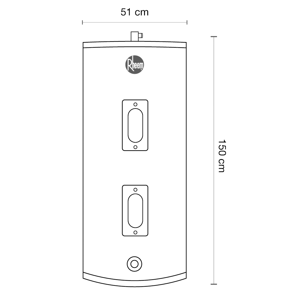 TERMA ELÉCTRICA RHEEM AL PISO 189 L 220/3,2KW