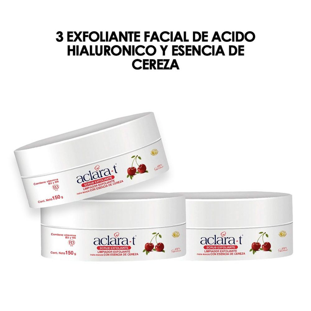 Ripley Exfoliante Facial De Acido Hialuronico Y Esencia De Cereza