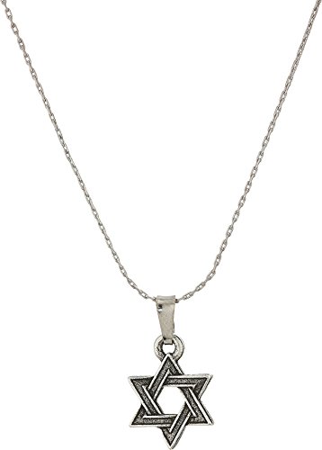 ALEX AND ANI STAR OF DAVID IV COLLAR EXPANDIBLE DE 32.0 IN LATÍN PLATEADO (RAFAELIAN SILVER) A18ENSODRS-040