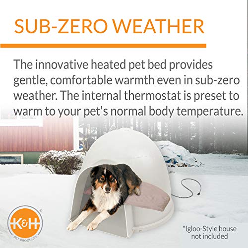 CAMA PARA PERRO ESTILO IGLÚ SUAVE KYH PET PRODUCTS LECTRO-SOFT IGLÚ