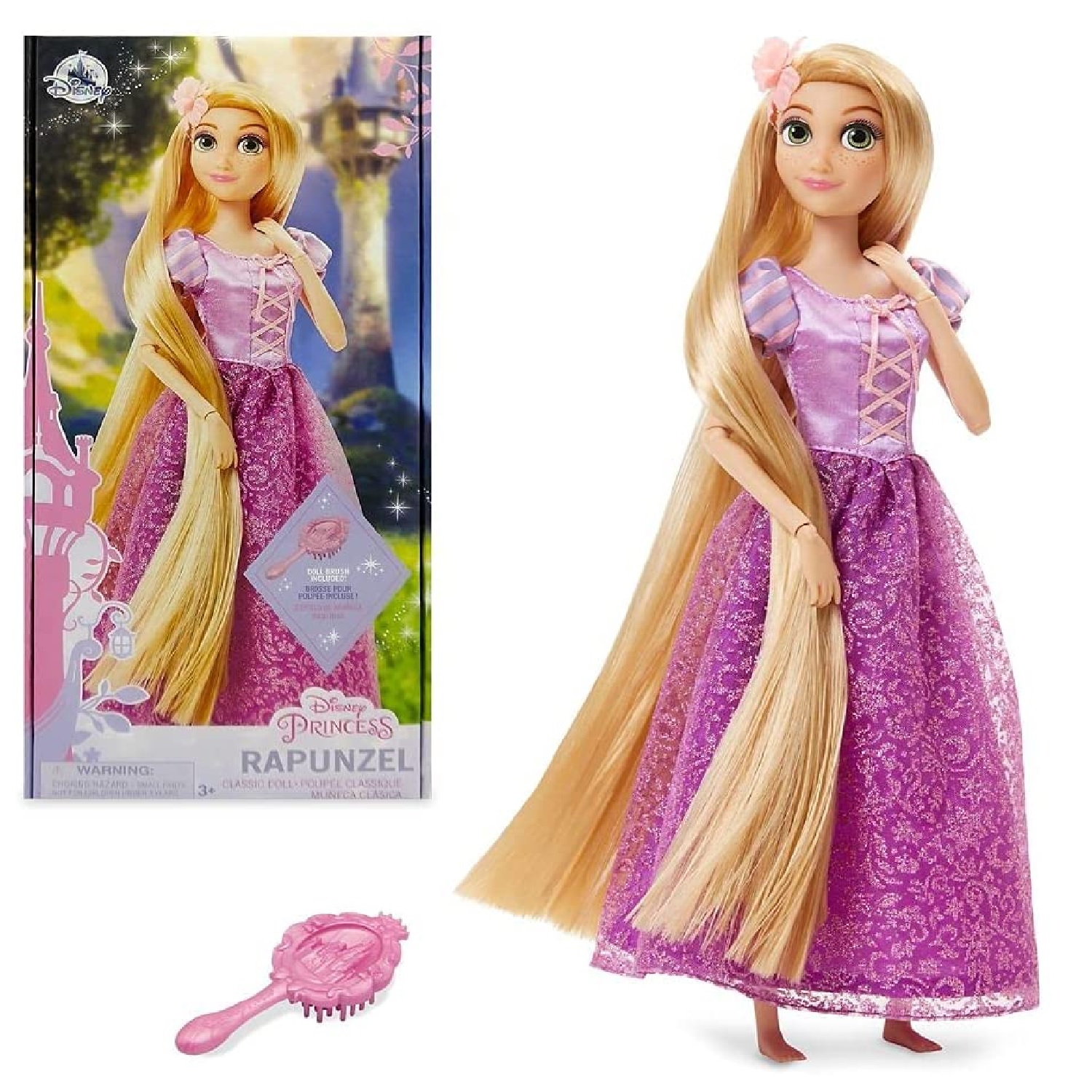 MUÑECA PRINCESA RAPUNZEL 28 CM