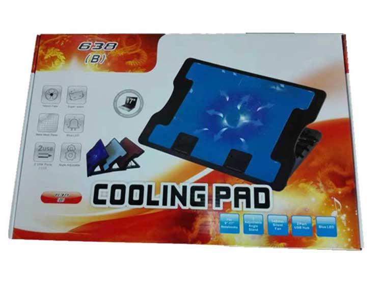 BASE PARA LAPTOP COOLER PAD 638B HASTA 17,2 USB