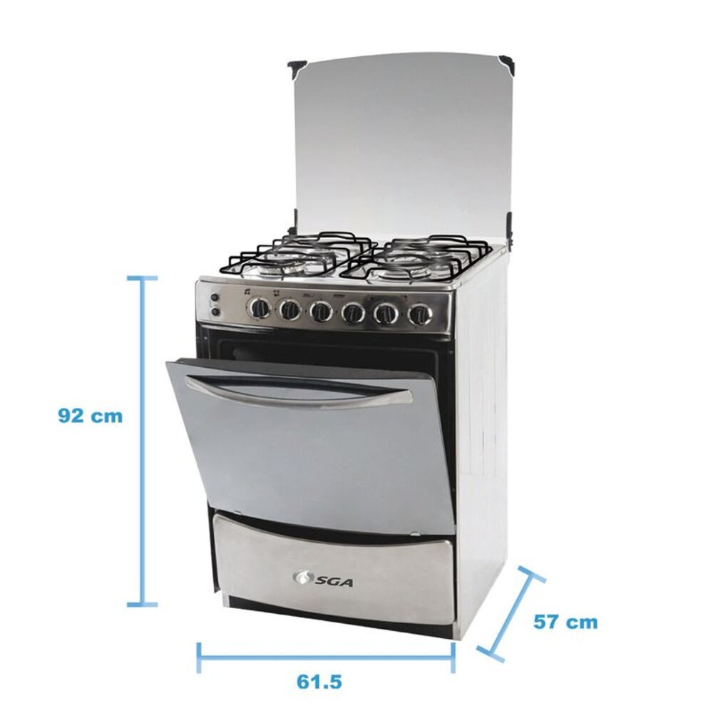 COCINA A GAS SGA PREMIUM DELUXE 24' GN