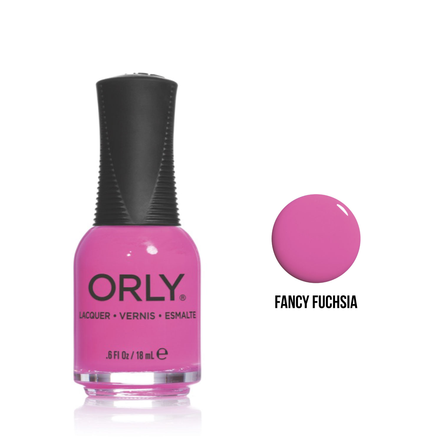 Ripley - ESMALTE ORLY FANCY FUCHSIA FRASCO 18 ML