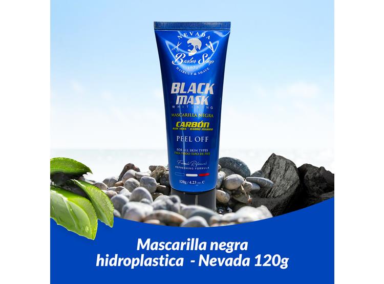 2 MASCARILLA NEGRA HIDROPLASTICA 120G - NEVADA.