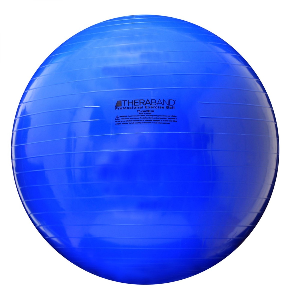 TheraBand Standard Exercise Ball, 75 cm, Blue, Retail Pack ...