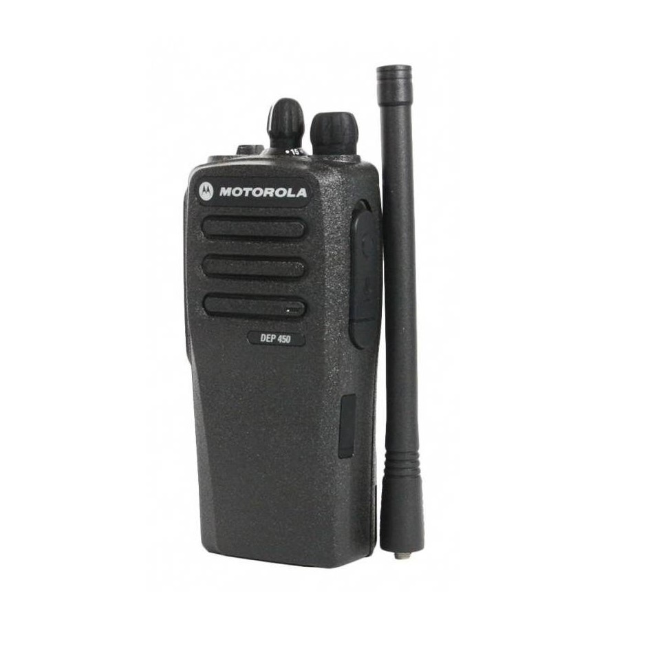 RADIO PORTÁTIL  MOTOROLA DEP 450 COLOR NEGRO UHF