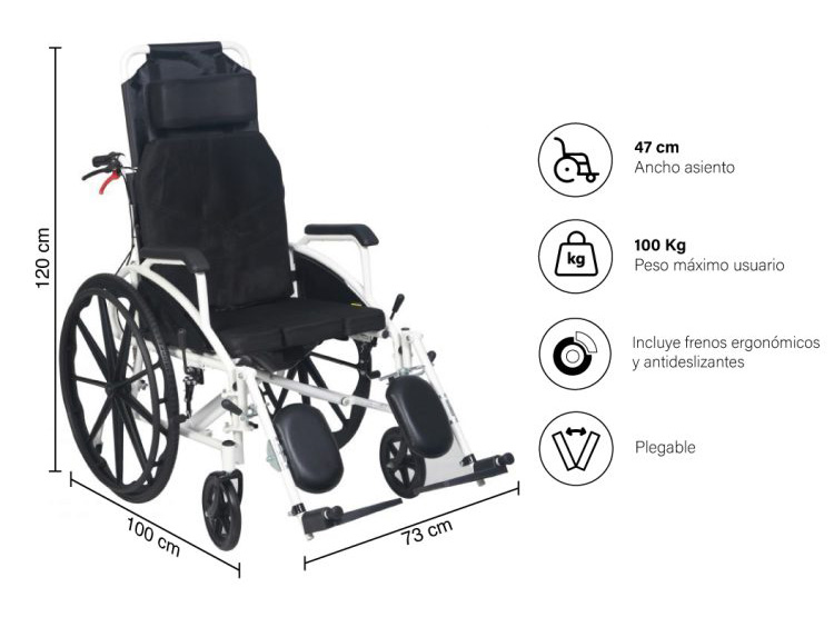 SILLA DE RUEDAS NEUROLÓGICA PREMIUM