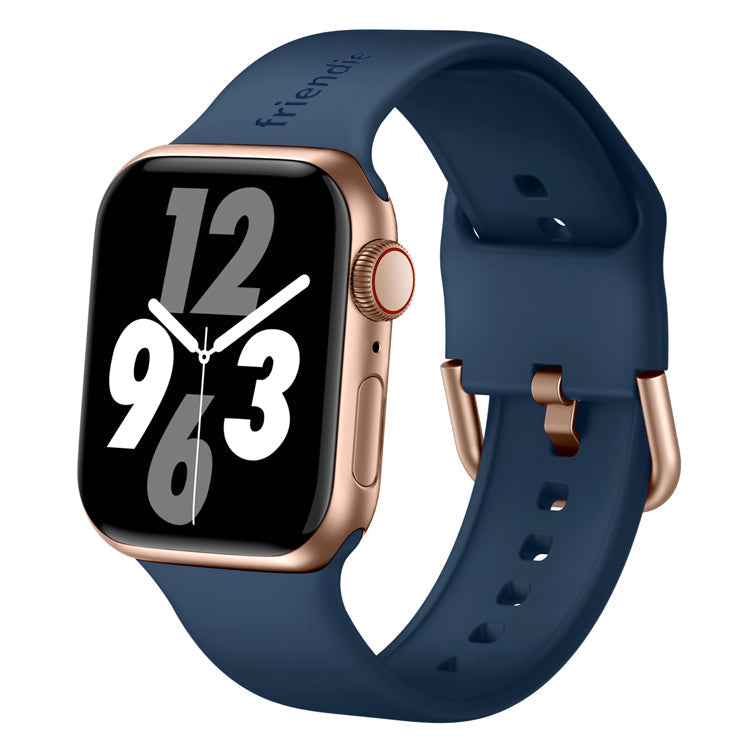 Friendie Byron Apple Watch Band - Navy/Gold (Large)
