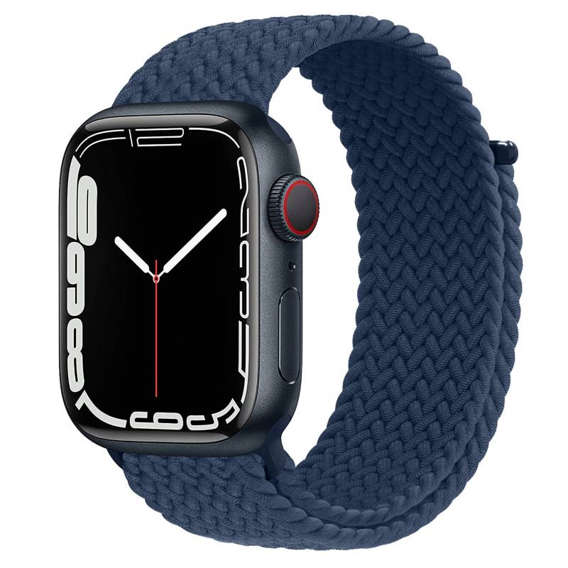 CORREA NYLON TRENZADO - APPLE WATCH 42MM - 44MM - 45MM - 49MM - AZUL