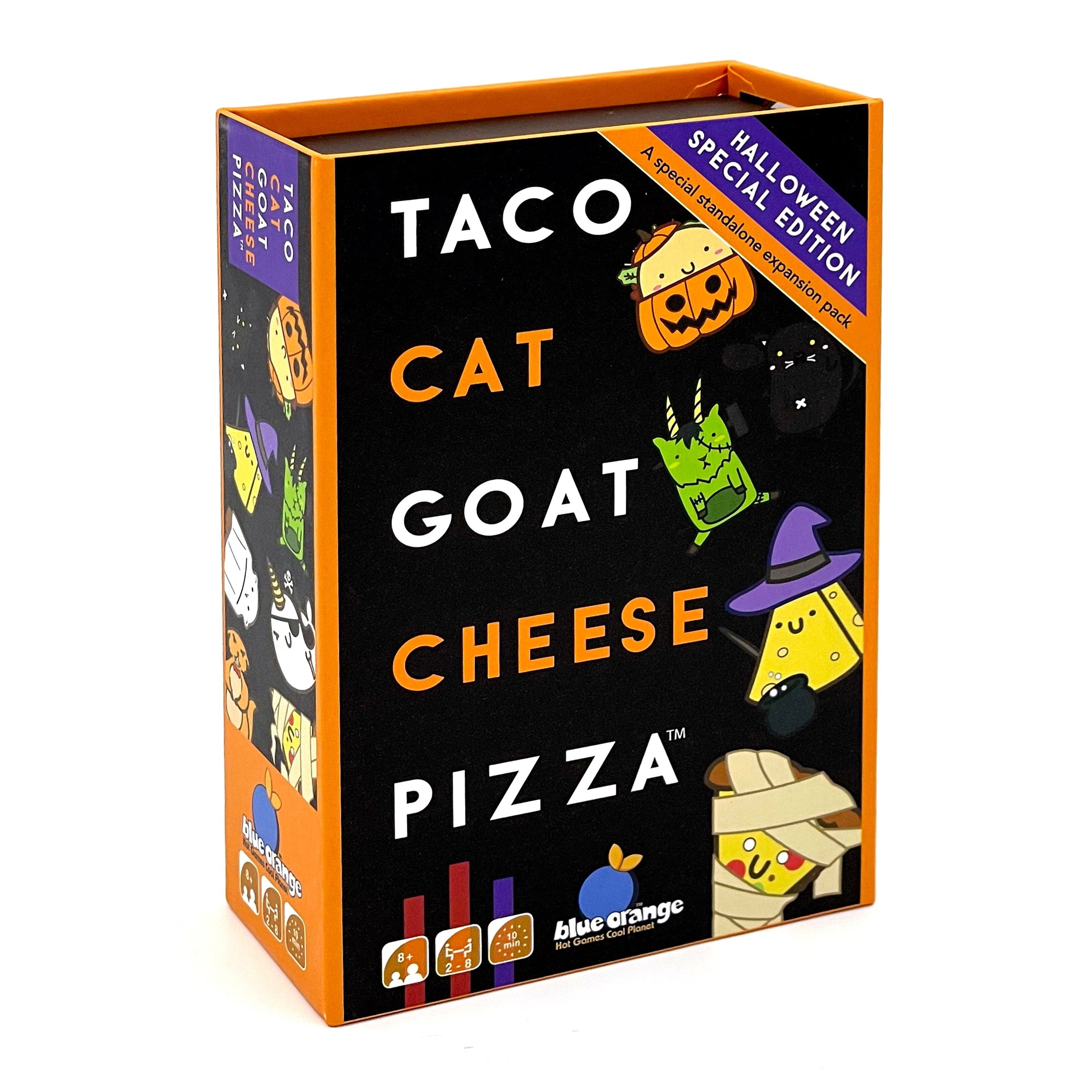 Blue Orange Games Taco Cat Goat Cheese Pizza Halloween Edition Game
