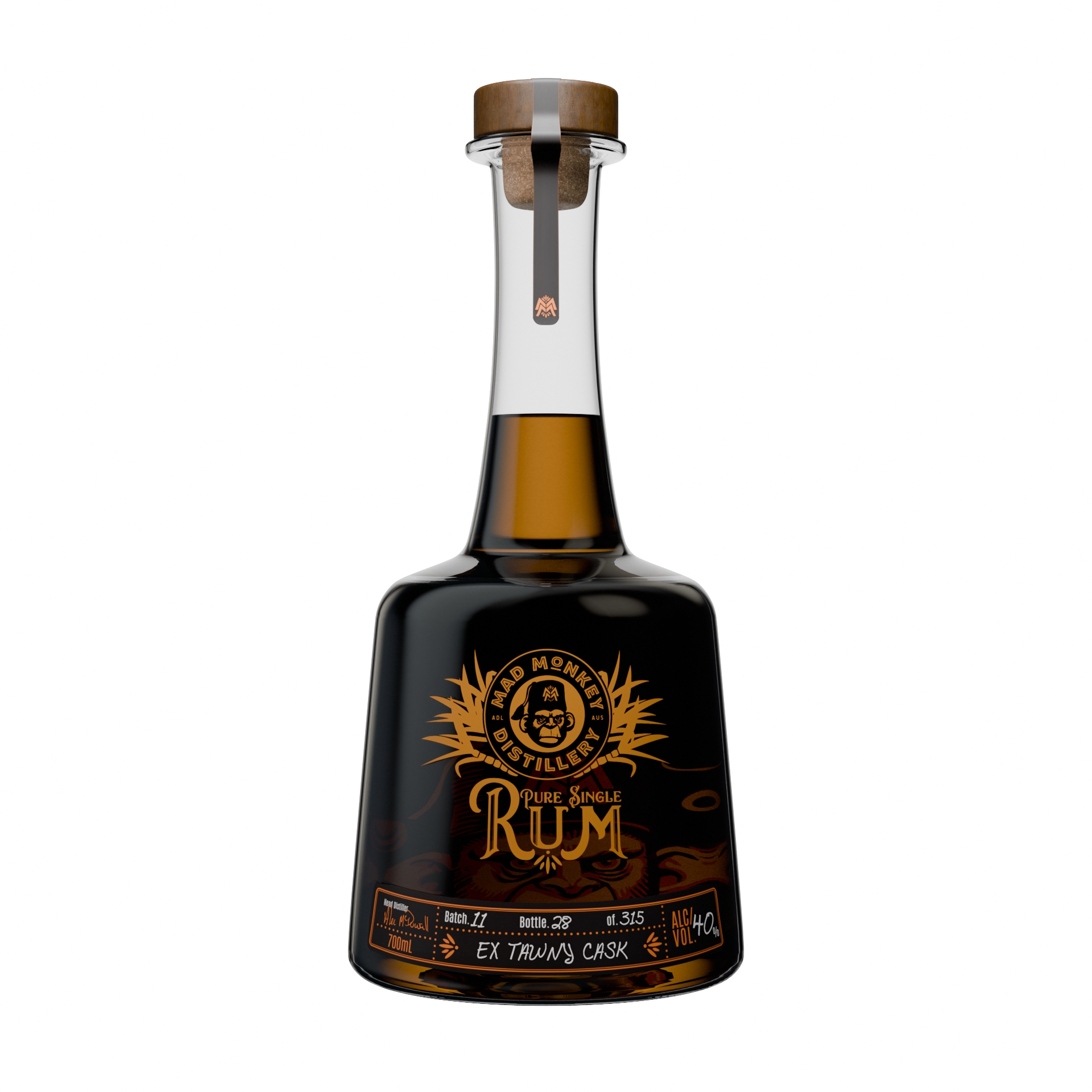 Mad Monkey Ex Tawny Cask Rum 40%