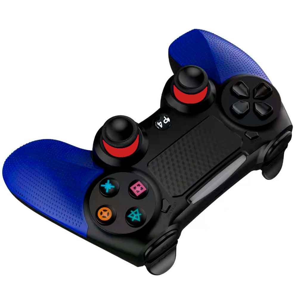 MANDO PARA PS4 AZUL/NEGRO ALTA CALIDAD ALTERNATIVO MG