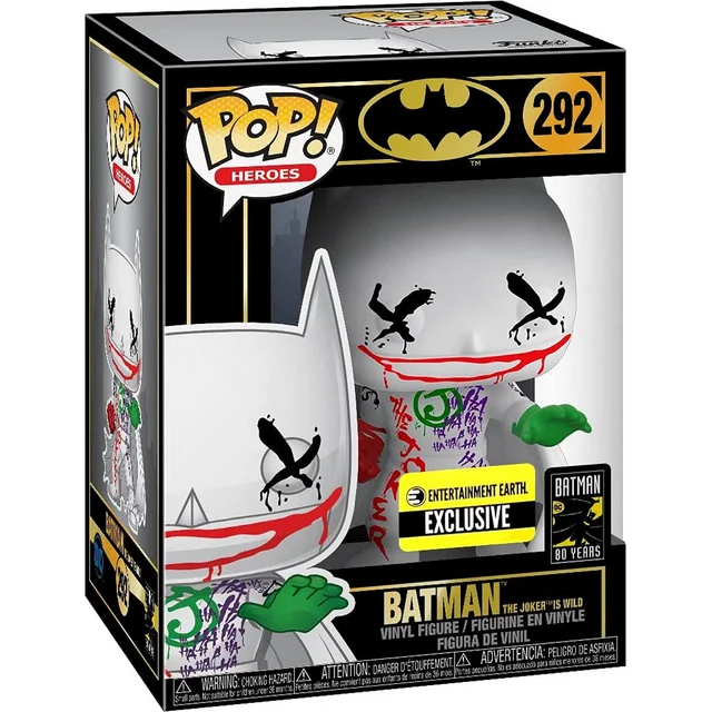 FUNKO POP! DC BATMAN JOKERS WILD BATMAN VINYL FIGURE - ENTERTAINMENT EARTH EXCLUSIVE