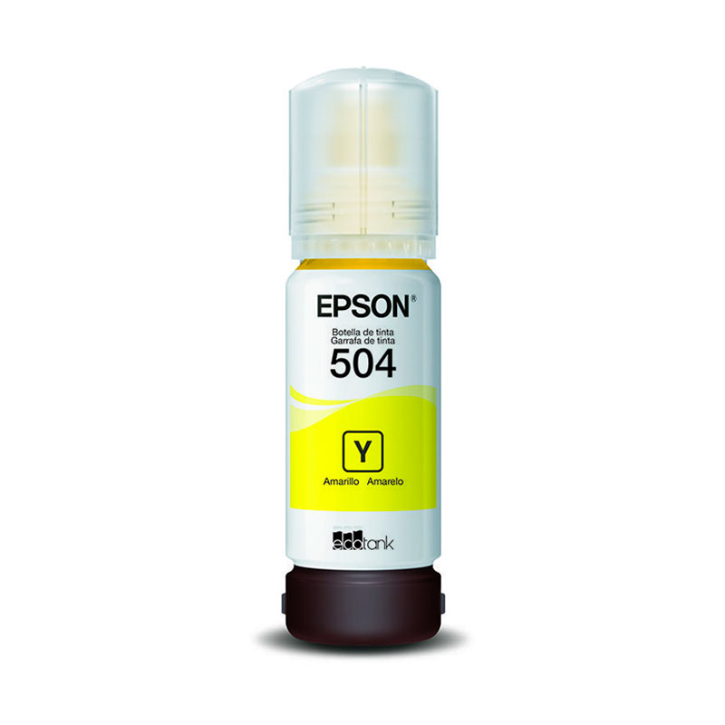 BOTELLA DE TINTA EPSON 504 COLOR AMARILLO T504420-AL