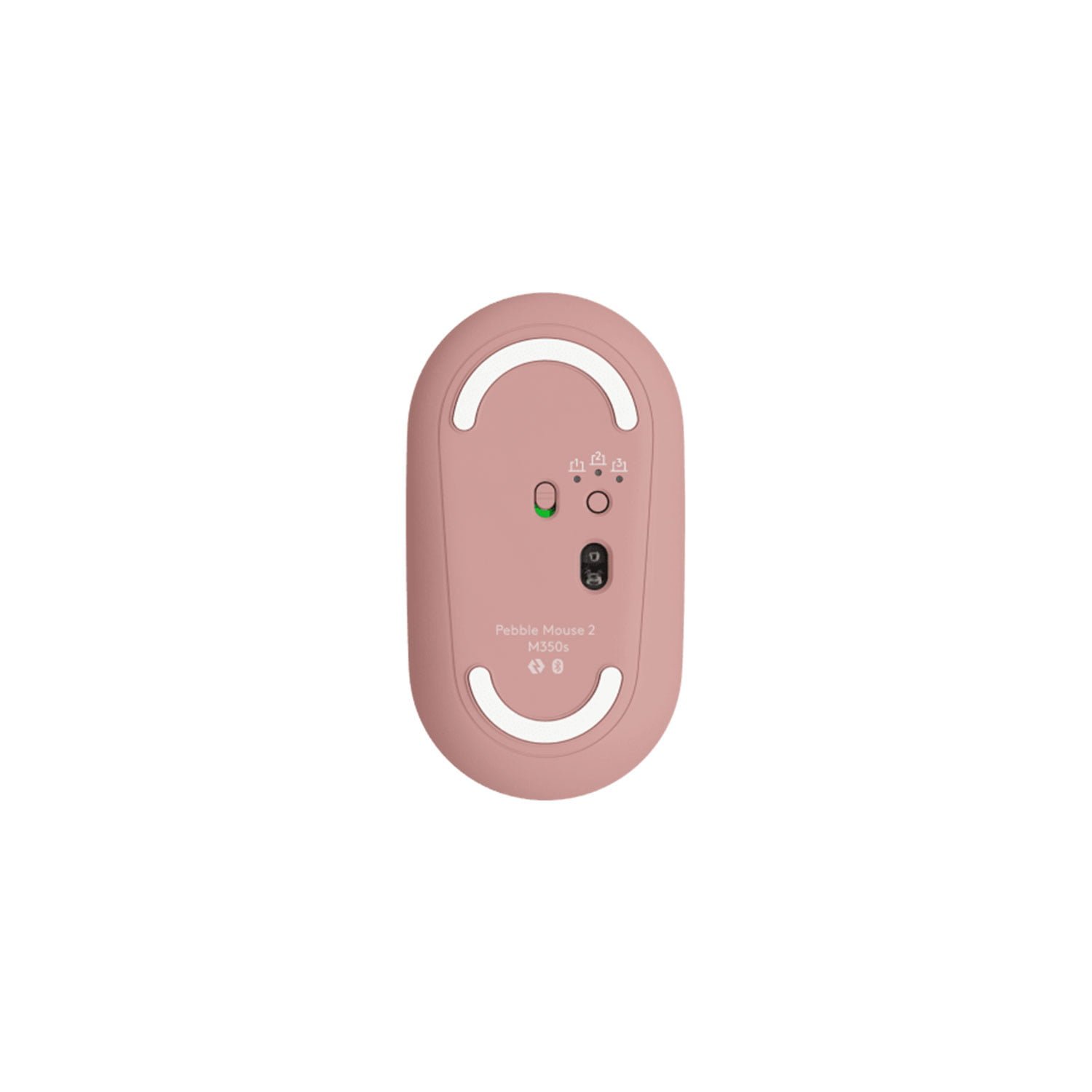 MOUSE LOGITECH PEBBLE MOUSE 2 M350S BLUETOOTH/WIRELESS ROSA