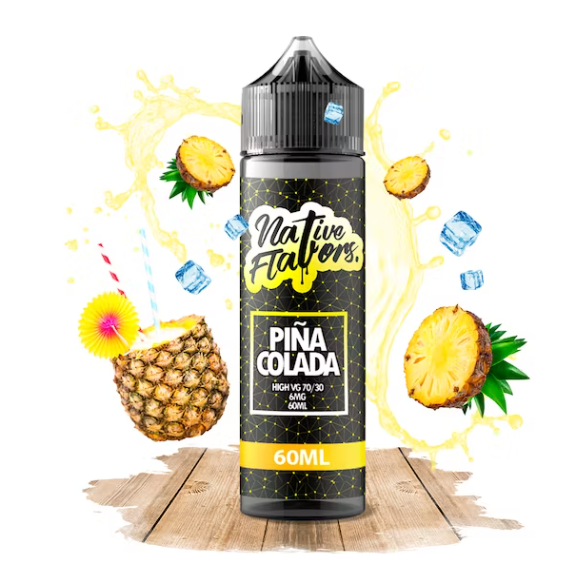 LIQUIDO PARA VAPEAR 60ML NATIVE FLAVORS 3MG PIÑA COLADA