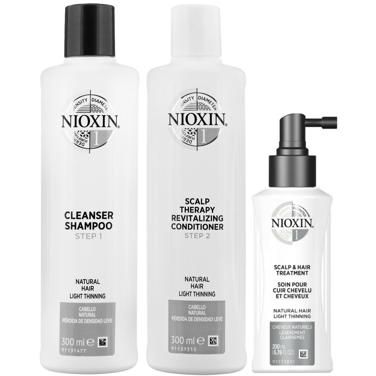 TRATAMIENTO DENSIFICADOR PARA CABELLO NATURAL NIOXIN-1 300ML