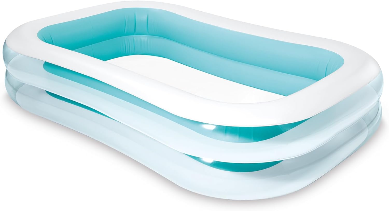 PISCINA INFLABLE FAMILIAR INTEX, 103 X 69 X 22 PULGADAS, PARA MAYORES DE 6 AÑOS