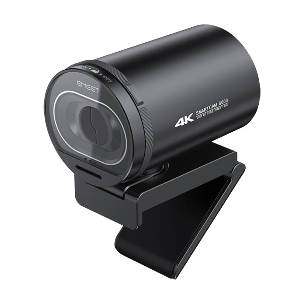 eMeet S600 4K Streaming Gaming Computer PC Webcam with Advanced TOF Autofocus