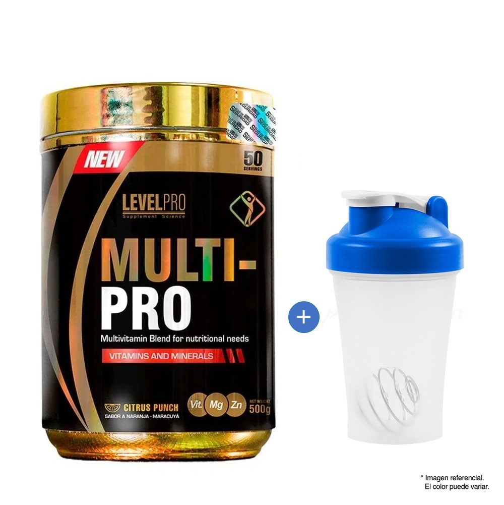 MULTIVITAMÍNICO MULTI-PRO DE 500 G. INN MÁS SHAKER