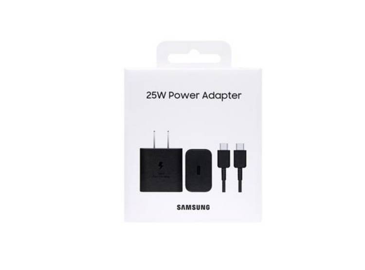 CARGADOR SAMSUNG 25W PARA GALAXY S22 ULTRA CARGADOR EDITION ECOLOGICO 2023 - NEGRO