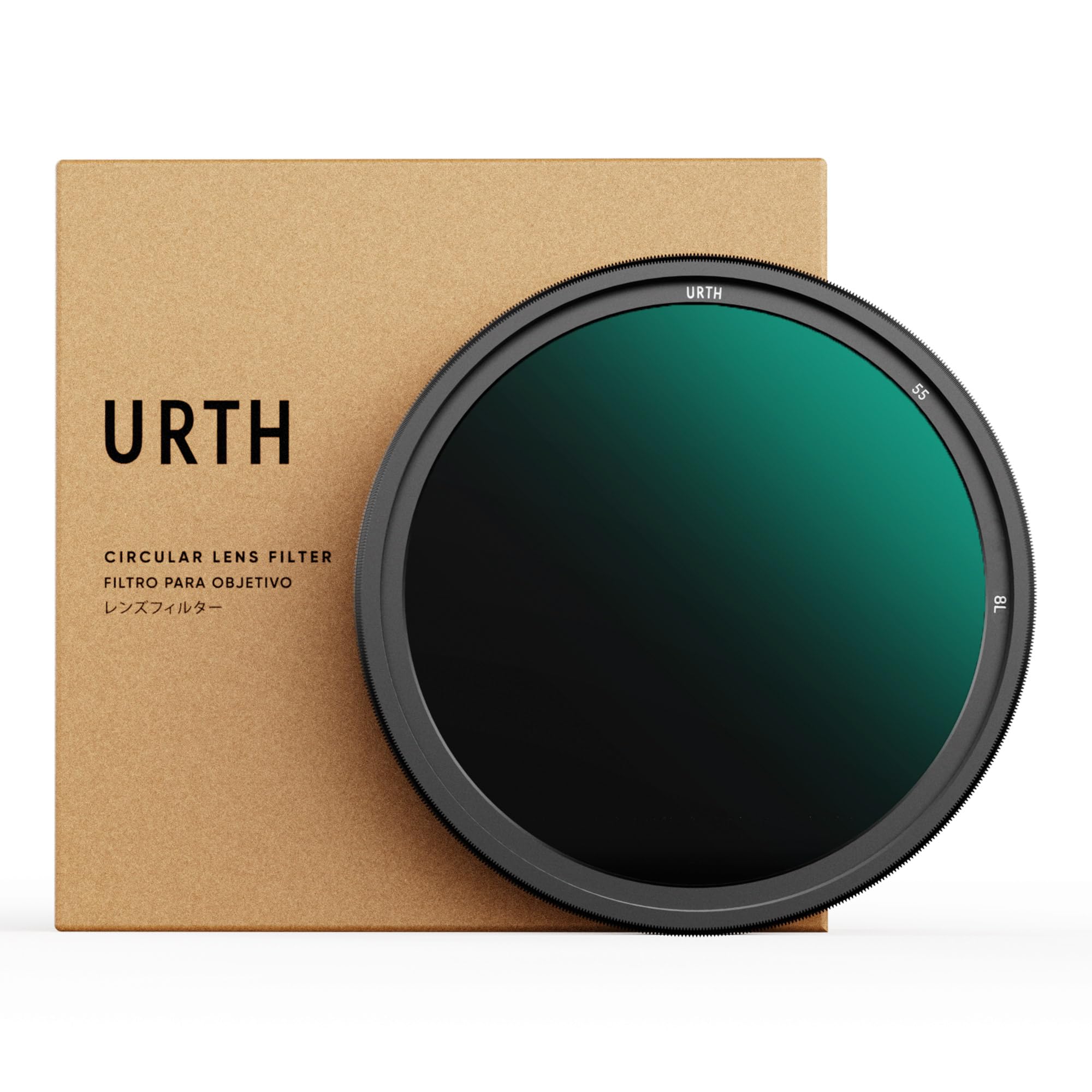 Urth 55mm ND2-400 (1-8.6 Stop) Variable ND Lens Filter