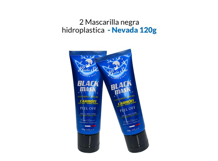 2 MASCARILLA NEGRA HIDROPLASTICA 120G - NEVADA.