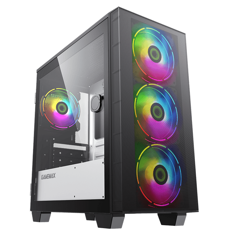 GameMax Aero Mini M-ATX Gaming Case (Black)