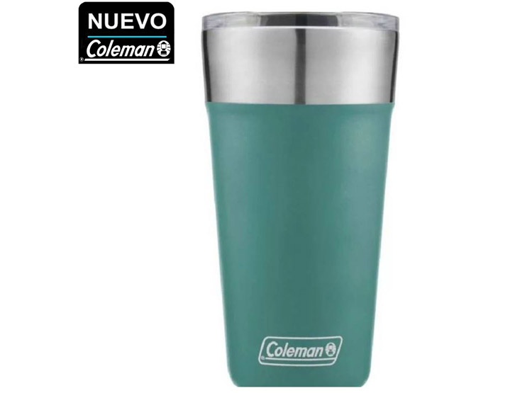 VASO DE ACERO INOXIDABLE COLEMAN BREW TURQUESA 532ML