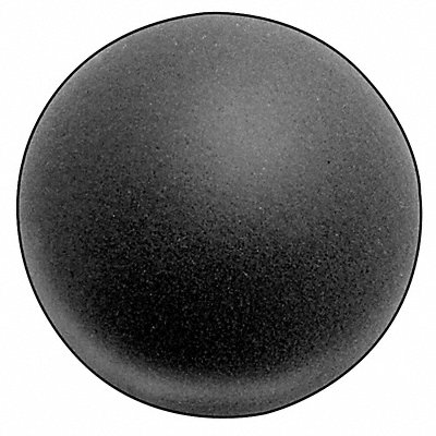 Foam Ball 8 Dia Open Cell Polyether Charcoal Smooth Cellular 15 psi Tensile Strength