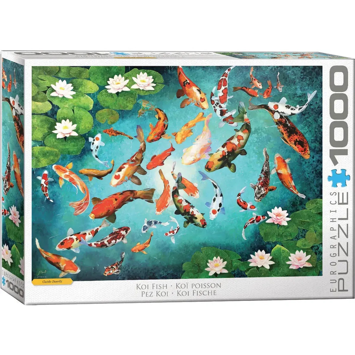 Eurographics 1000pc Colourful Koi Fish Puzzle