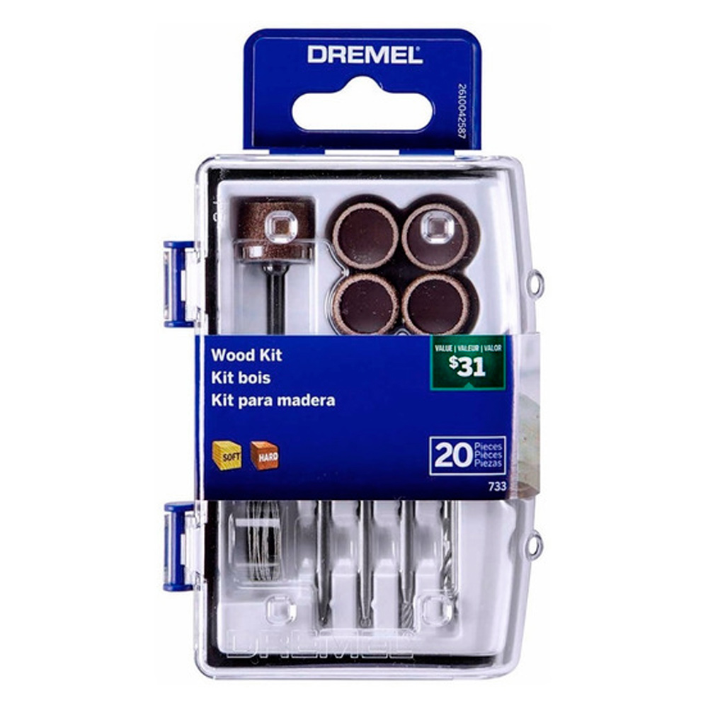 MICRO KIT DREMEL 733 SET ACCESORIOS MADERA