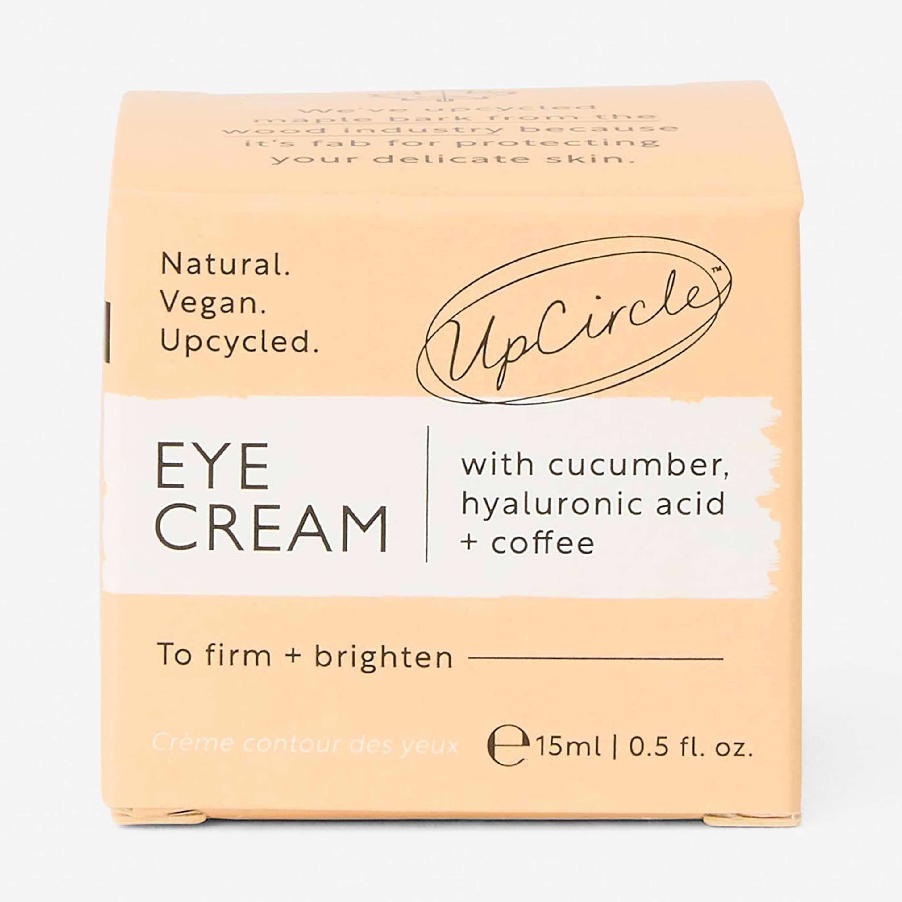 Upcircle Eye Cream With Hyaluronic Acid And Coffee