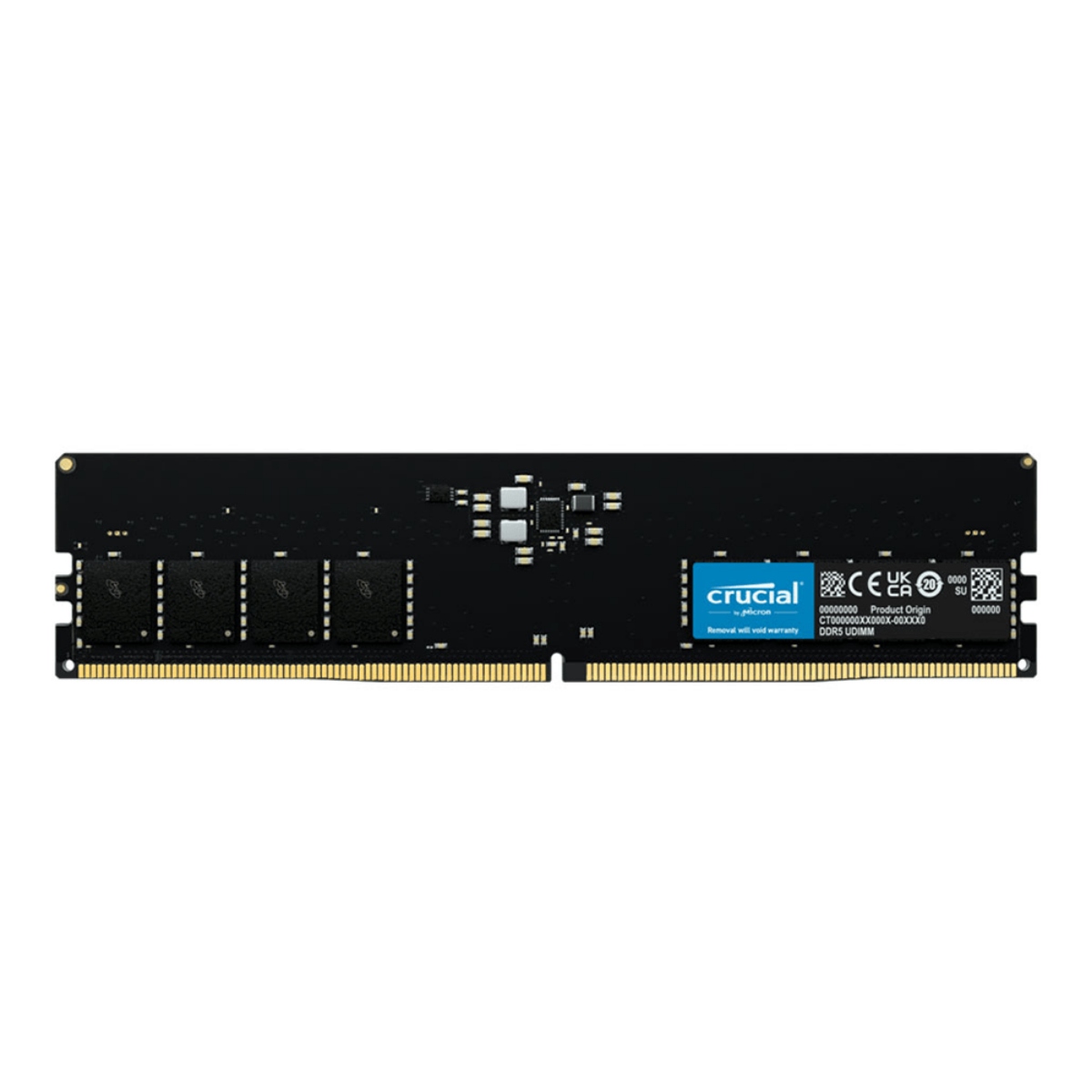 Crucial 64GB (1x64GB) DDR5 UDIMM 5600MHz CL46 Desktop Memory