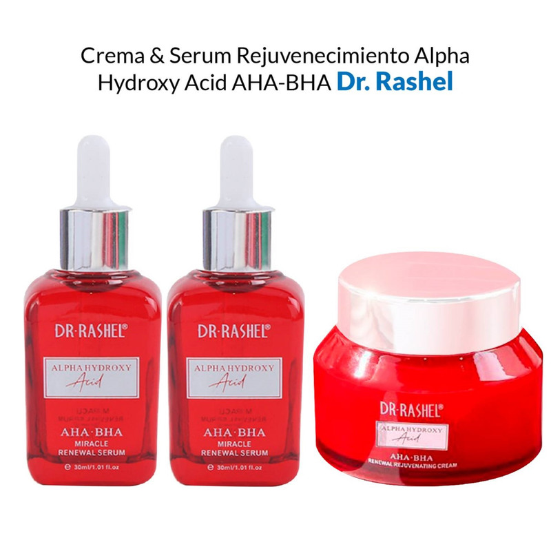 CREMA SERUM REJUVENECIMIENTO ALPHA HYDROXY ACID AHA-BHA DR RASHEL