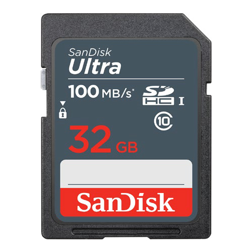 SanDisk 32GB SDHC Ultra 100MB&sol;s