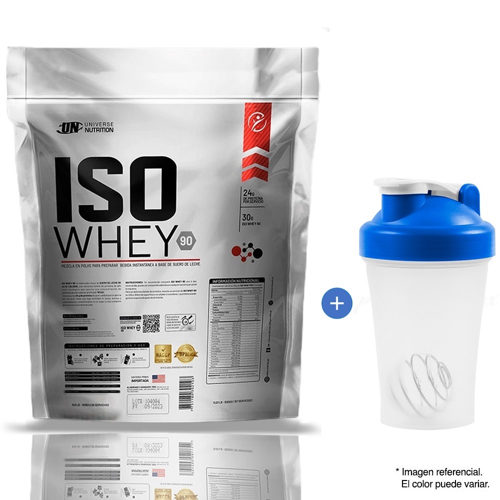 ISO WHEY 90 VAINILLA 3 KILOS PROTEÍNA ISOLATADA + SHAKER