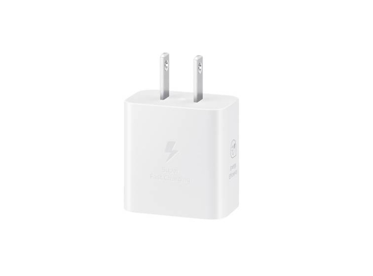 ADAPTADOR SAMSUNG 25W PARA  GALAXY A53 CARGADOR EDITION ECOLOGICO 2023 - BLANCO