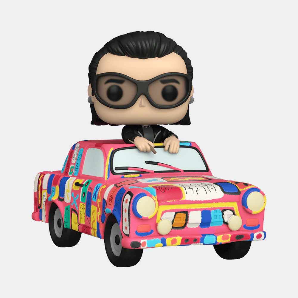 FUNKO POP! RIDES: U2 ZOOTV - BONO WITH ACHTUNG BABY CAR